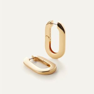 Jenny Bird mega U-link earrings in gold